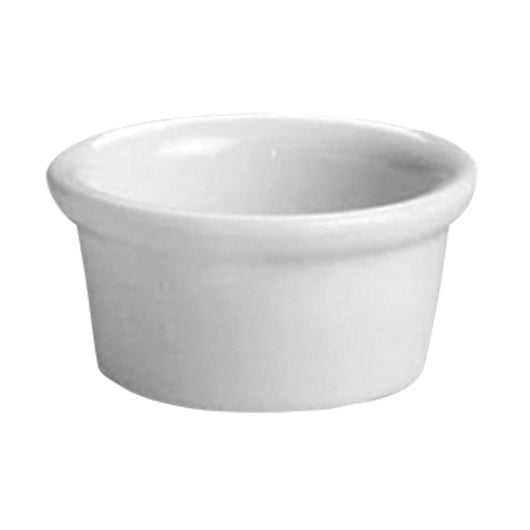 HALL CHINA ROUND RAMEKIN 3 3/4 IN X 1 3/4 IN (5 OZ) WHITE, 1 - 2 DZ