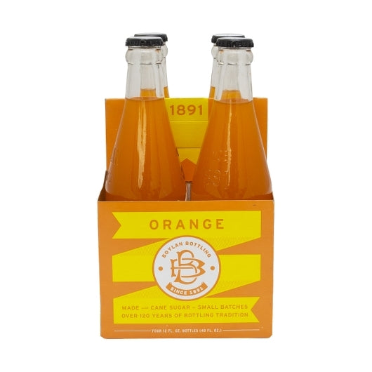 Boylan Bottling Orange Bottle 6/4pk Case