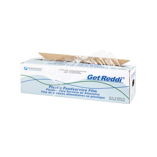 18in. x 2000ft, 0.35 Mil, Clear, Cutter box, 2000 feet capacity