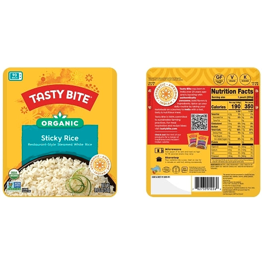 ORGANIC STICKY RICE 12-8.8 OUNCE