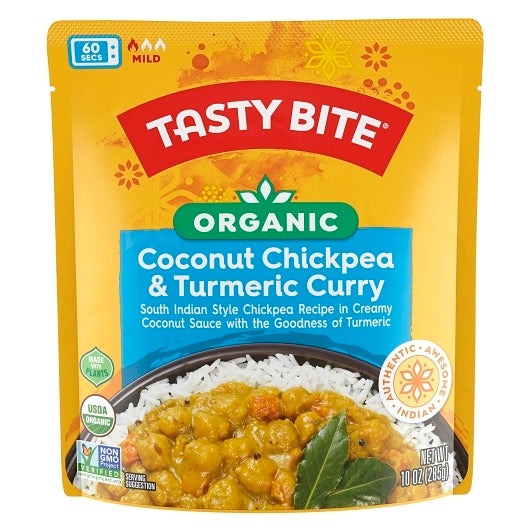 TASTY BITE TBORG COCONUT CHICKPEA TURMERIC CUR, 48 - 10 OZ