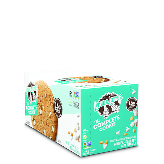 LENNY & LARRY'S COMPLETE COOKIE WHITE CHOCOLATE MACADAMIA COMPLETE COOKIE, 6 - 12 - 4 OZ