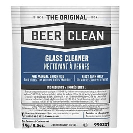 DIVERSEY CLEANER BEER CLEAN MANUAL BEER BRUSHPOWDER POUCH, 1 - 100 CNT