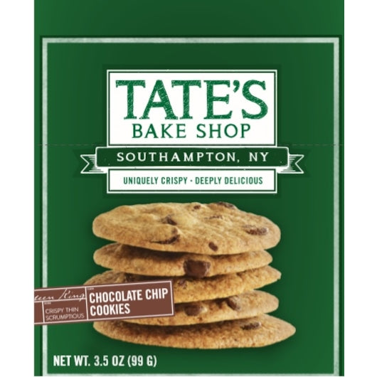 TATE'S BAKE SHOP CHOCOLATE CHIP COOKIES, 12 -3.5 OZ