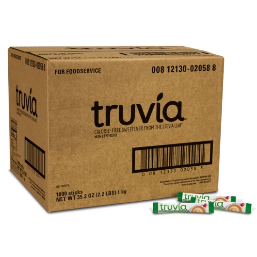 Calorie-free sweetener made with stevia leaf extract, erythritol, and natural flavors