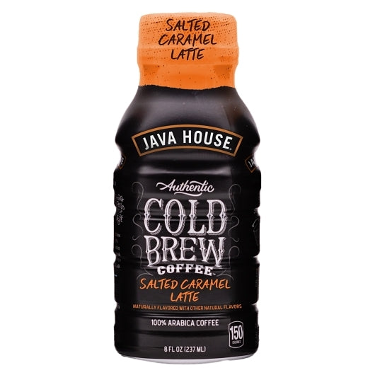 Java House Authentic Cold Brew Salted Carmel Latte 8oz RTD
