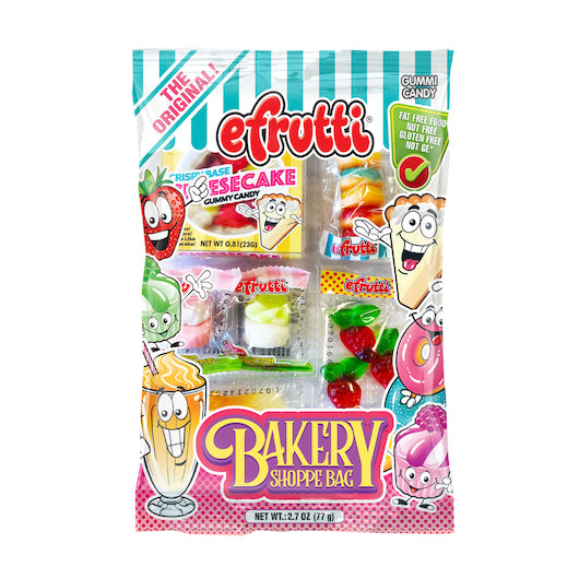 EFRUTTI BAKERY SHOPPE BAG GUMMY CANDY, 12 - 2.7 OZ