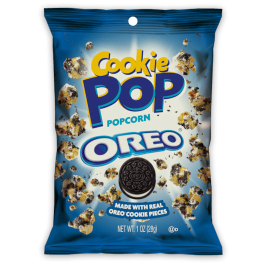 6 ea - 8ct / 1oz Oreo Cookie Pop Popcorn