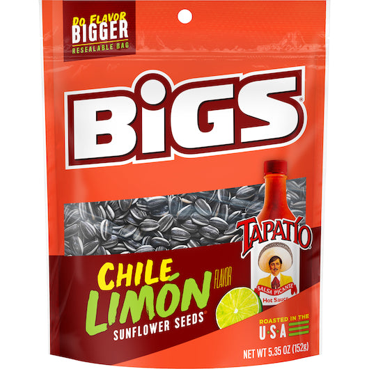 BIGS TAPATIO CHILE LIMON SUNFLOWER SEEDS 5.35OZ
