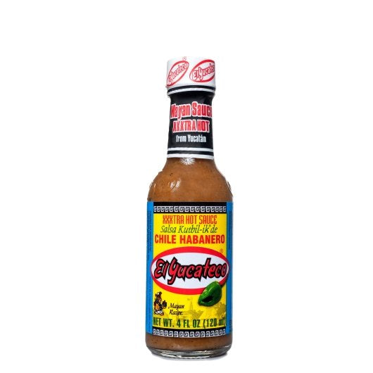 EL YUCATECO EXTRA HOT HABERNO SAUCE, 12 - 4 OZ