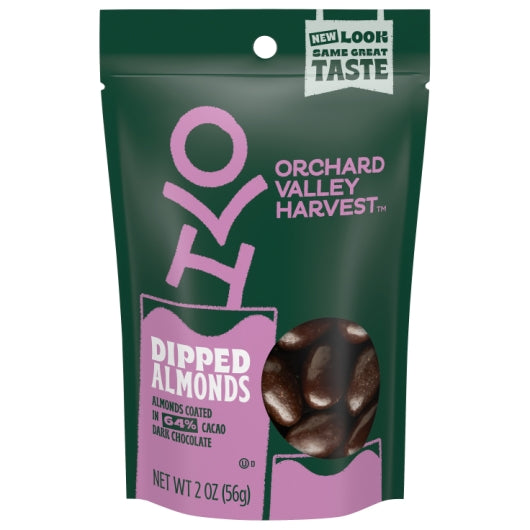 DIPPED ALMONDS, 14 PACKS OF 2 OUNCE BAGS