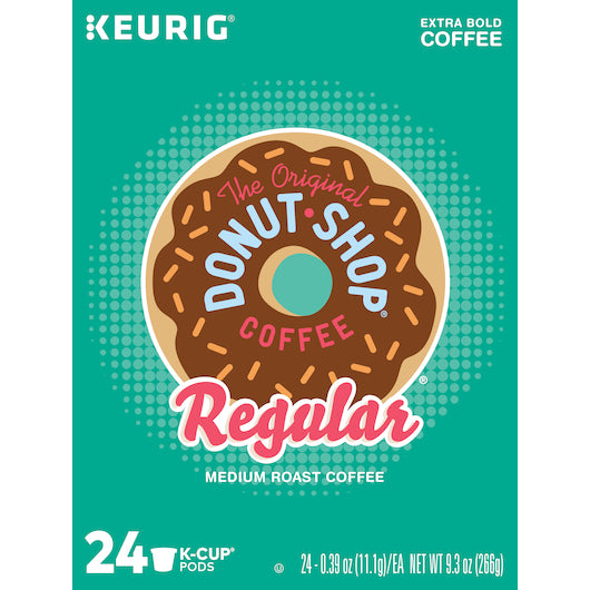 DONUT SHOP COFFEE K-CUP POD REGULAR, 4 - 24 CNT
