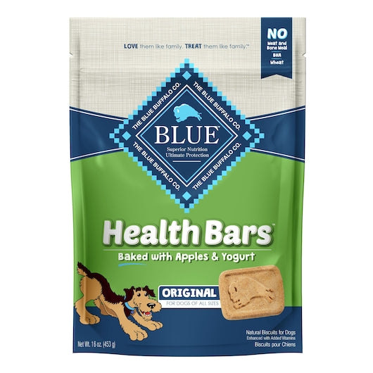 BLUE BUFFALO BLUE HEALTH BAR APPLES & YOGURT DOG, 4 - 16 OZ