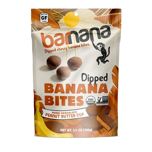 BARNANA PEANUT BUTTER CUP BANANA BITES, 12 - 3.5 OZ