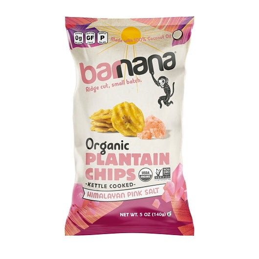 BARNANA HMPN SEA SALT PLANTAIN CHIPS, 6 - 5 OZ