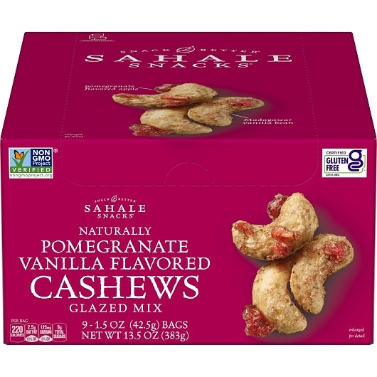 SAHALE CASHEW POMEGRANATE, 12 - 9 - 1.5 OZ