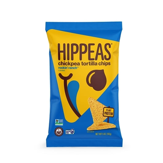 HIPPEAS Non-GMO Tortilla Chips - Rockin' Ranch (5oz x 12)