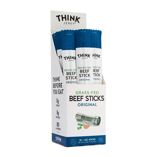 THINK JERKY ORIGINAL BEEF STICK, 6 - 20 - 1 OZ