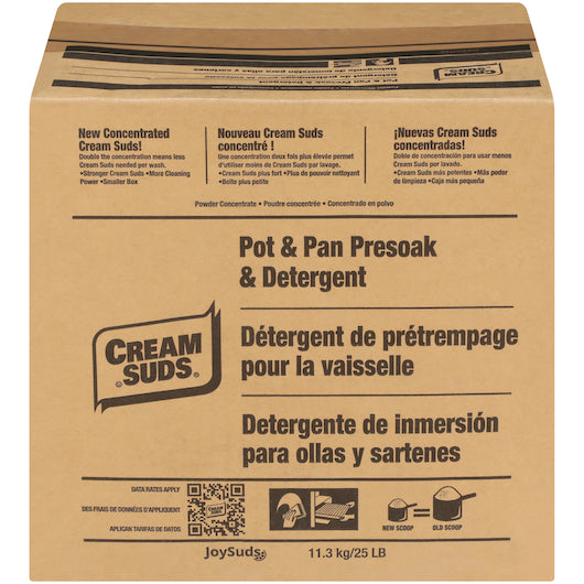 CREAM SUDS CREAM SUDS ZERO PHOSPHATE 25 LBS, 1 - 25 LB