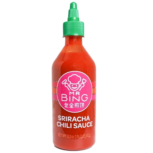 MR BING SRIRACHA CHILI SAUCE BOTTLE, 12 - 18 OZ