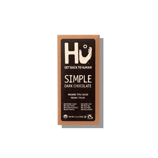 HU DARK CHOCOLATE SIMPLE BAR, 4 - 6