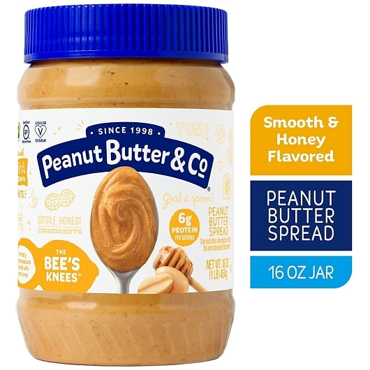 The Bee's Knees Peanut Butter 6x16oz