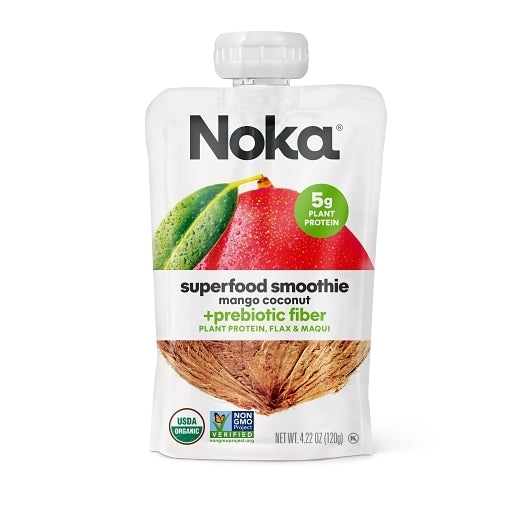 NOKA MANGO COCONUT SUPERFRUIT SMOOTHIE, 2 - 6- 4.22 OZ