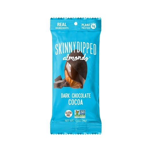 SKINNY DIPPED ALMONDS COCOA SKINNY DIPPED ALMONDS, 4 - 10 - 1.2 OZ