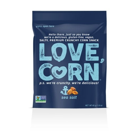 LOVE CORN SEA SALT IMPULSE BAG, 10 - 1.6 OZ