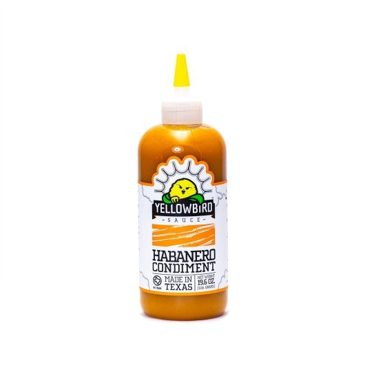 YELLOWBIRD FOODS HABANERO HOT SAUCE BOTTLE, 6- 19.6 OZ