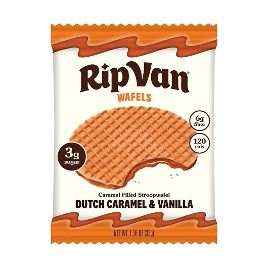 RIP VAN LOW SUGAR DUTCH CARAMEL & VANILLA WAFELS, 4 - 12 - 1.16 OZ