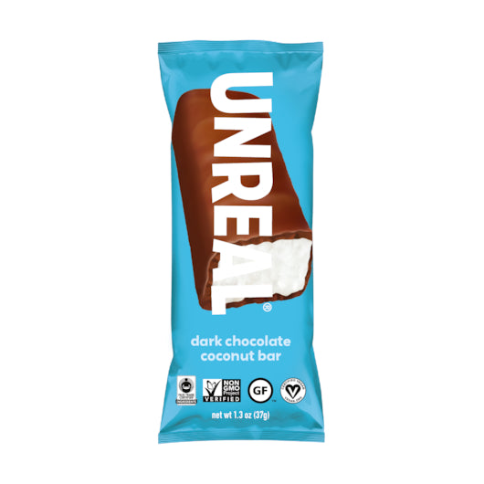 UNREAL BRANDS DARK CHOCOLATE COCONUT BAR, 6 -12 - 0.081 LB