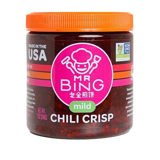 MR. BING FOODS MILD CHILI CRISP, 6 - 7 OZ