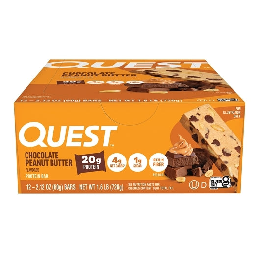 Quest Bar - Chocolate Peanut Butter (Case)