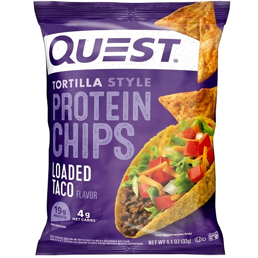 Quest Nutrition 8pk Protein Chips- Loaded Taco
