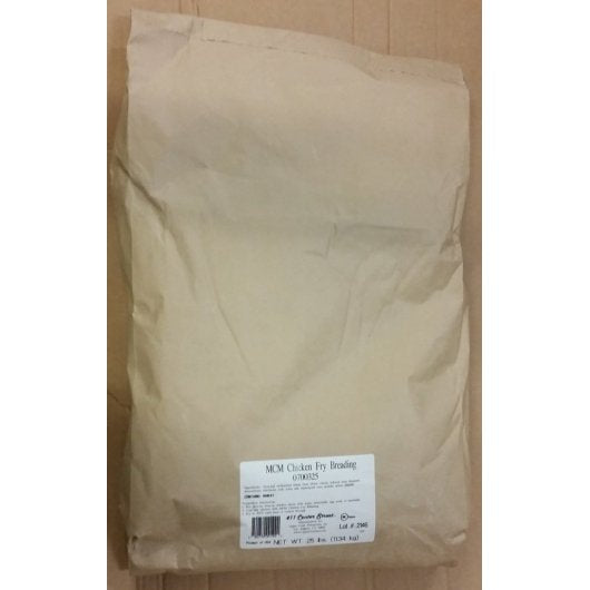 MCM Chicken Fry Breading - Crispy- 0 trans fat, dairy free, 25 lb bag #0700325
