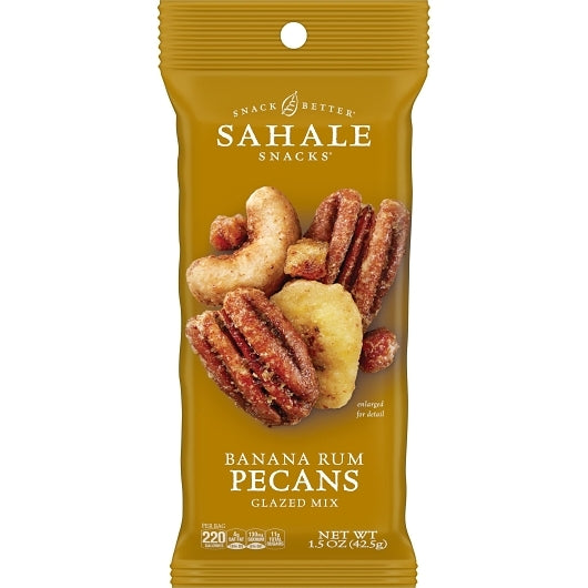 SAHALE PECANS BANANA RUMAMI GLAZED, 18 - 1.5 OZ