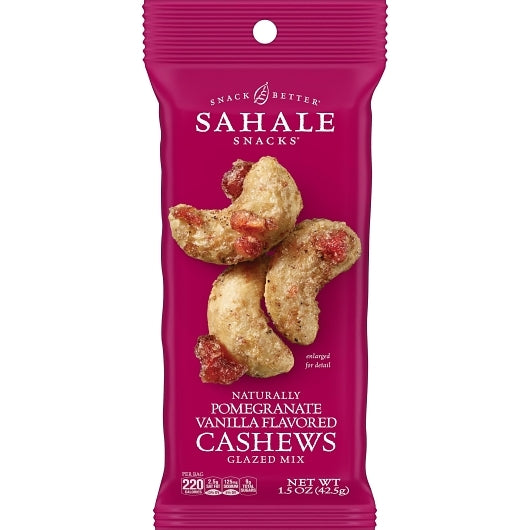 SAHALE CASHEW VANILLA POMEGRANATE, 18 - 1.5 OZ