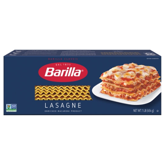 Wavy Lasagne Barilla 16oz 12 Pack USA