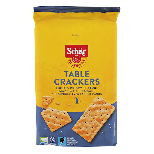 SCHAR TABLE CRACKERS, 5 - 7.4 OZ