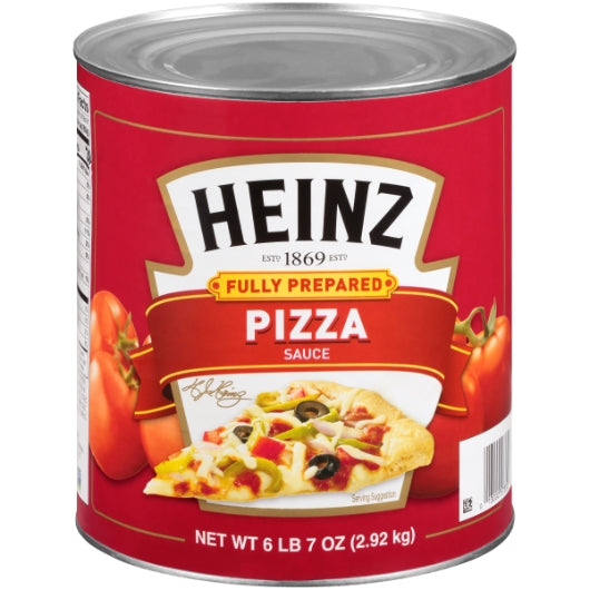 HEINZ FULLY PREPARED PIZZA SAUCE, 6 - 6.438 LB