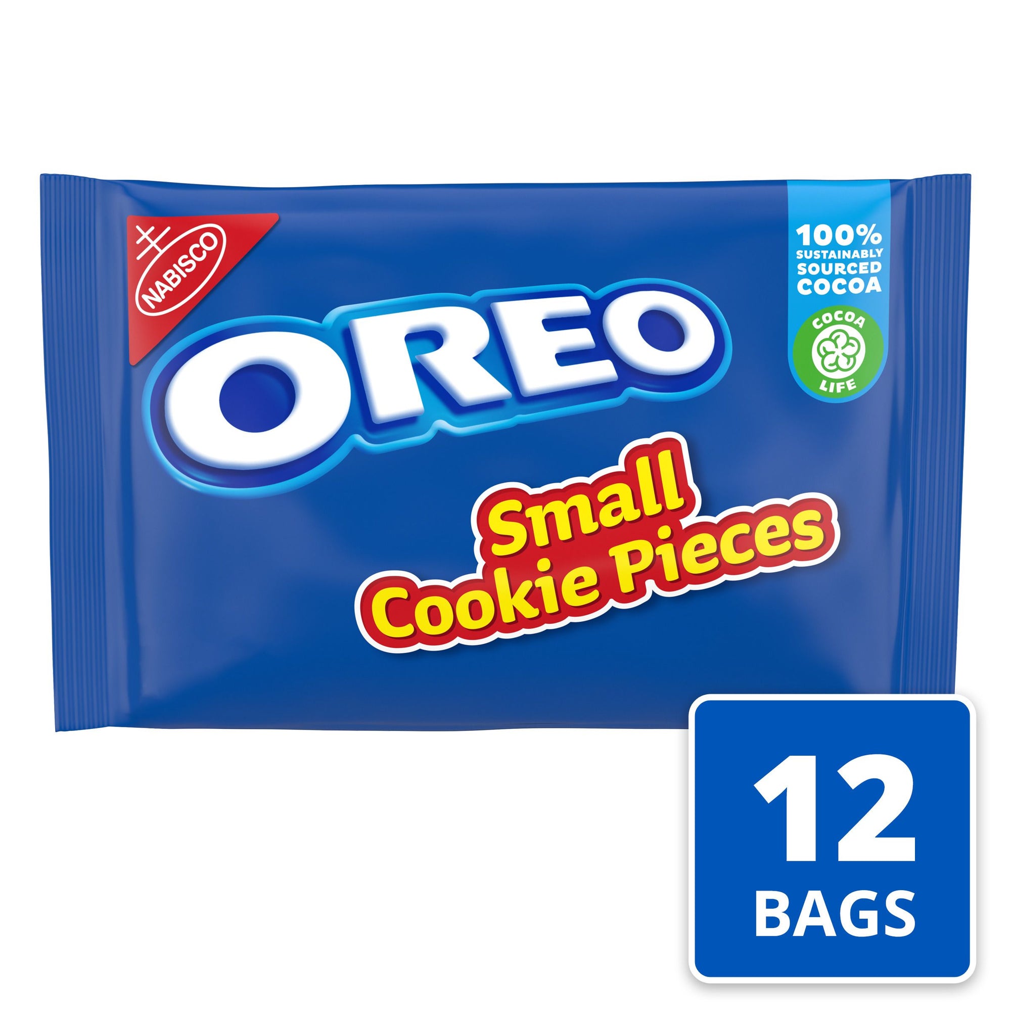 NABISCO OREO PIECES ORIGINAL COOKIES 1 LB x 12