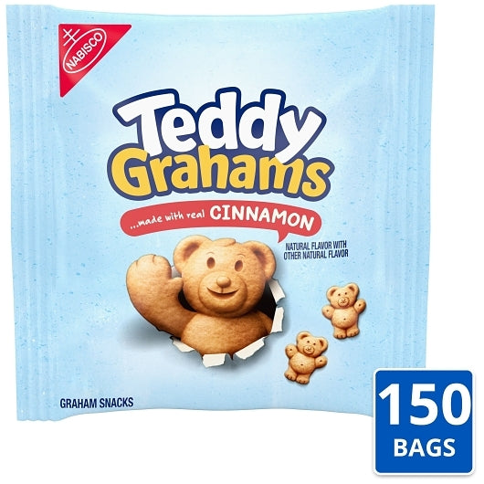 NABISCO TEDDY GRAHAMS CINNAMON COOKIES 0.75 OZ x 150