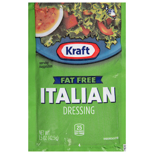 KRAFT FAT FREE ITALIAN DRESSING, 60 - 1.5 OZ