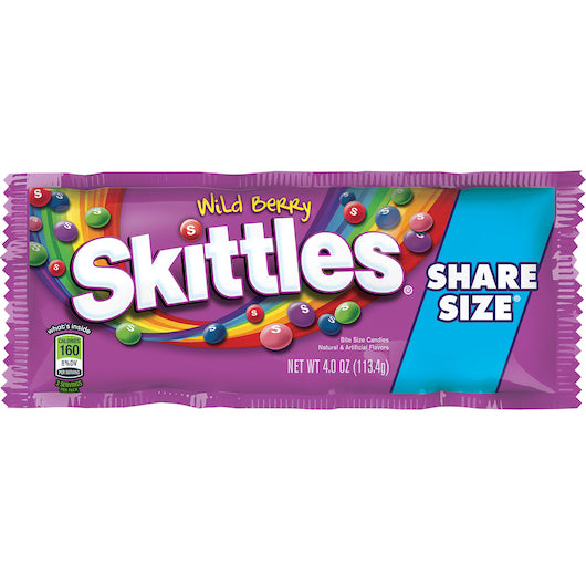 SKITTLES WILD BERRY SHARE SIZE 4OZ 24CT 6/CS