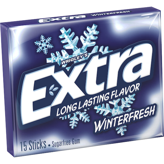 EXTRA 15 STICK WINTERFRESH 10 COUNT 12 PER CASE
