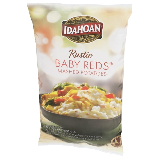 Idahoan(R) RUSTIC Baby Reds(R) Mashed Potatoes, 8/32.85 oz. pchs (lumps & peels)