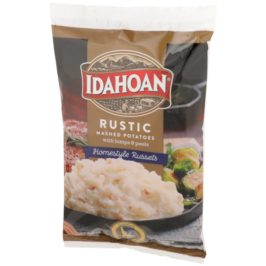 Idahoan(R) RUSTIC Russets Mashed Potatoes, 8/28 oz. pchs (lumps & peels)