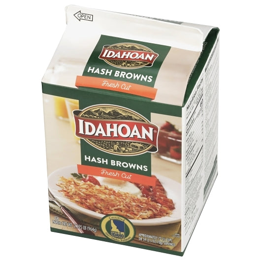 Idahoan(R) SHREDS Fresh Cut Hash Browns with Seasoning, 6/2.125 lb. ctns
