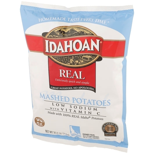 Idahoan(R) SMARTMASH(R) Low Sodium Mashed Potatoes with Vit C, 12/25.2 oz. pchs